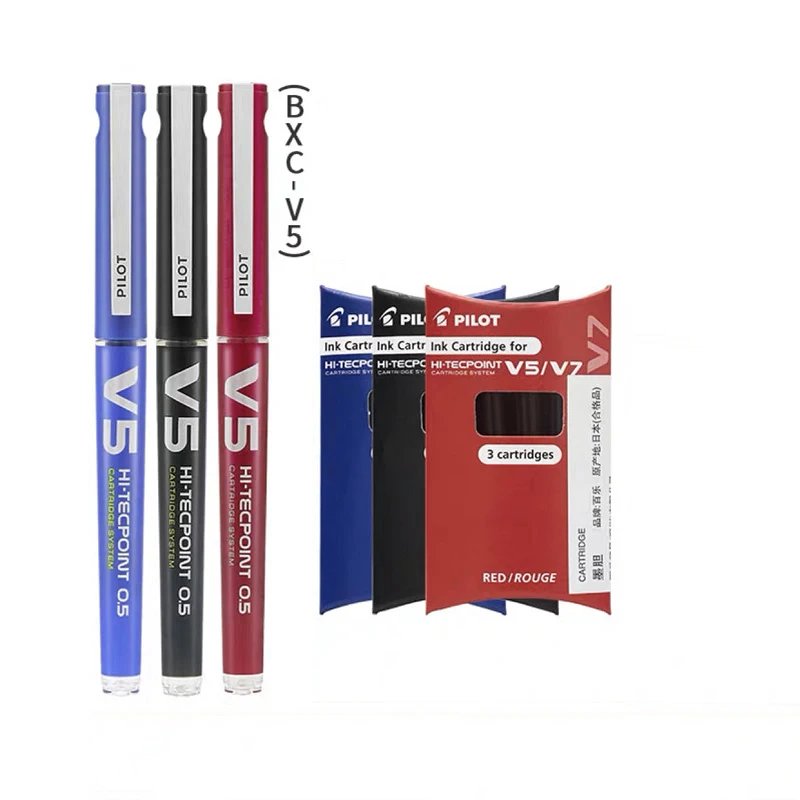 Pilot Pen V5 - Pilot V5 Versi Terbaru BXC-V5/V7, Isi