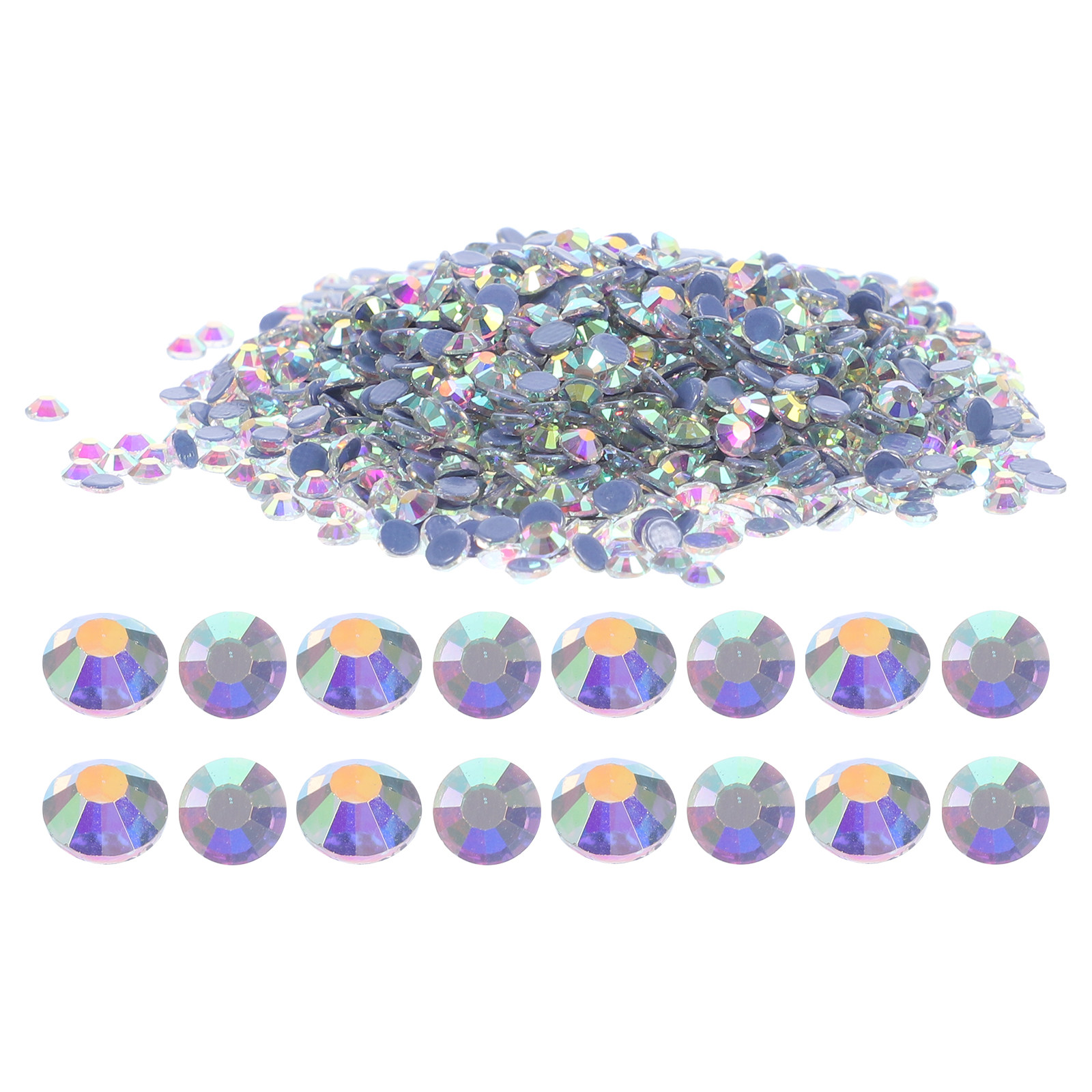 Embellishment Glue Craft - 2880 buah Batu Rhinestone Hot Fix