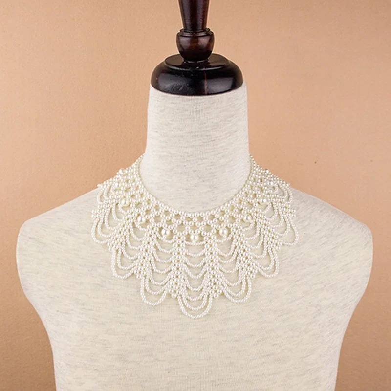 Kalung Mutiara Imitasi Rantai  - Pearl Trim Chain ulasan dan harga