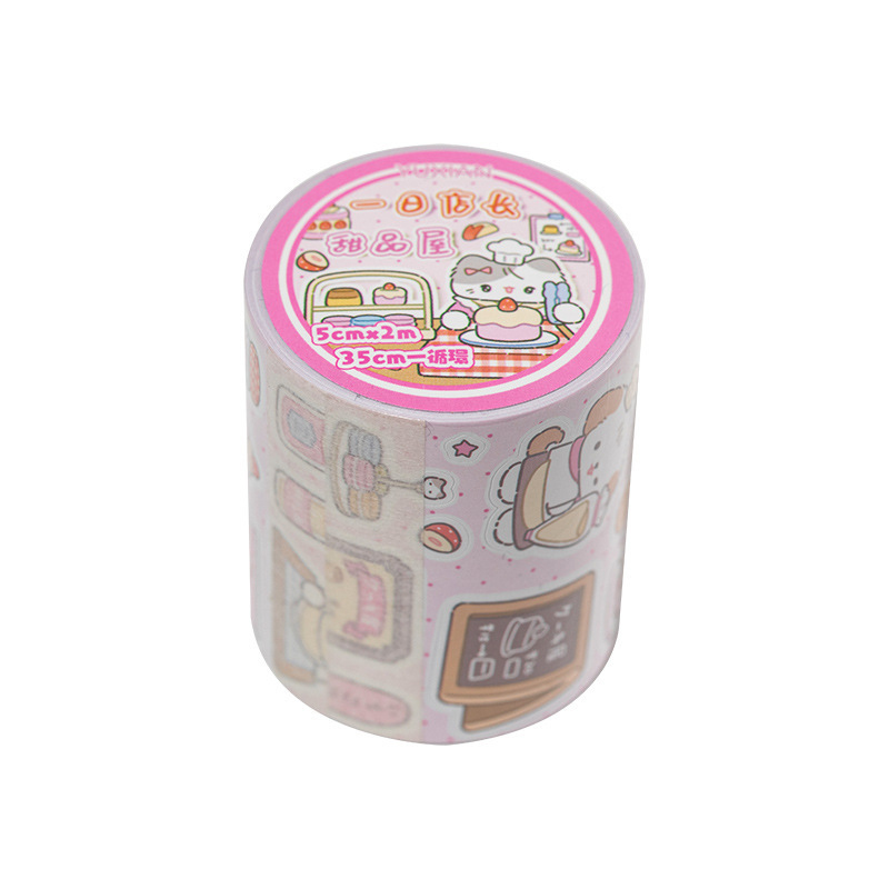 1 Rol Pita Washi Kartun Lucu d - Embellishments For Scrapbooking ulasan dan harga