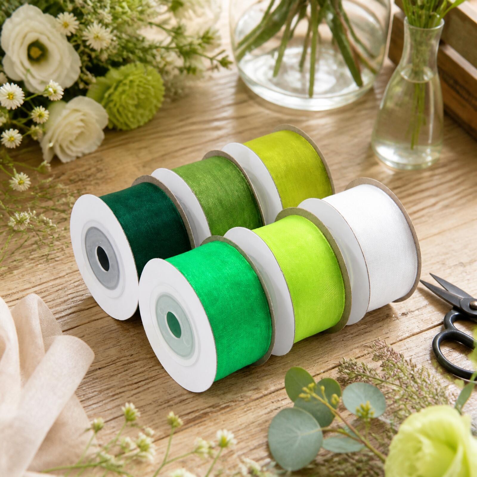 Gulungan Pita Dekoratif Transp - Organza Ribbon Spool ulasan dan harga