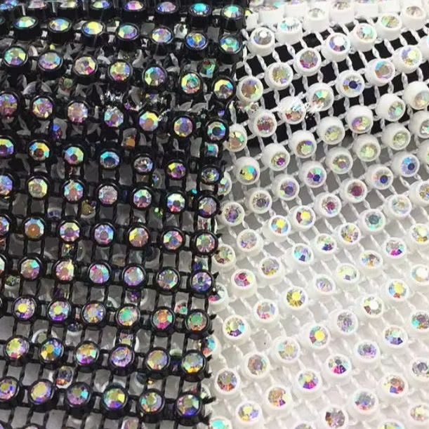 24 Baris Kristal Diamond Mesh  - Crystal Mesh Fabric ulasan dan harga